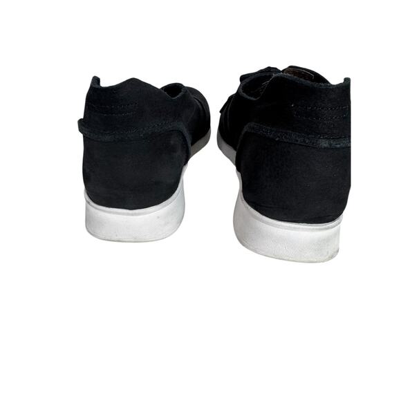 "GENTLE SOULS" Kenneth Cole Black Raina Lite Jogger Leather Sneaker SZ 7.5 Gym - Picture 3 of 10